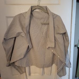 Sailor cropped blouse